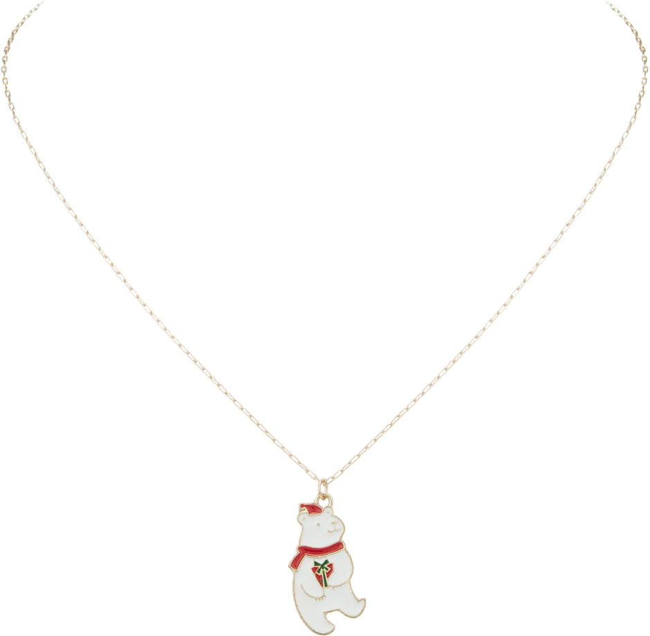 Polar Bear Pendant Necklace