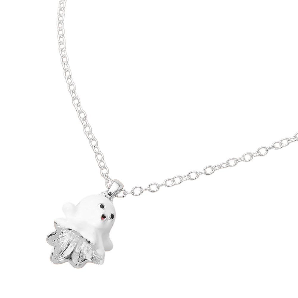 Ghosty Pendant Necklace