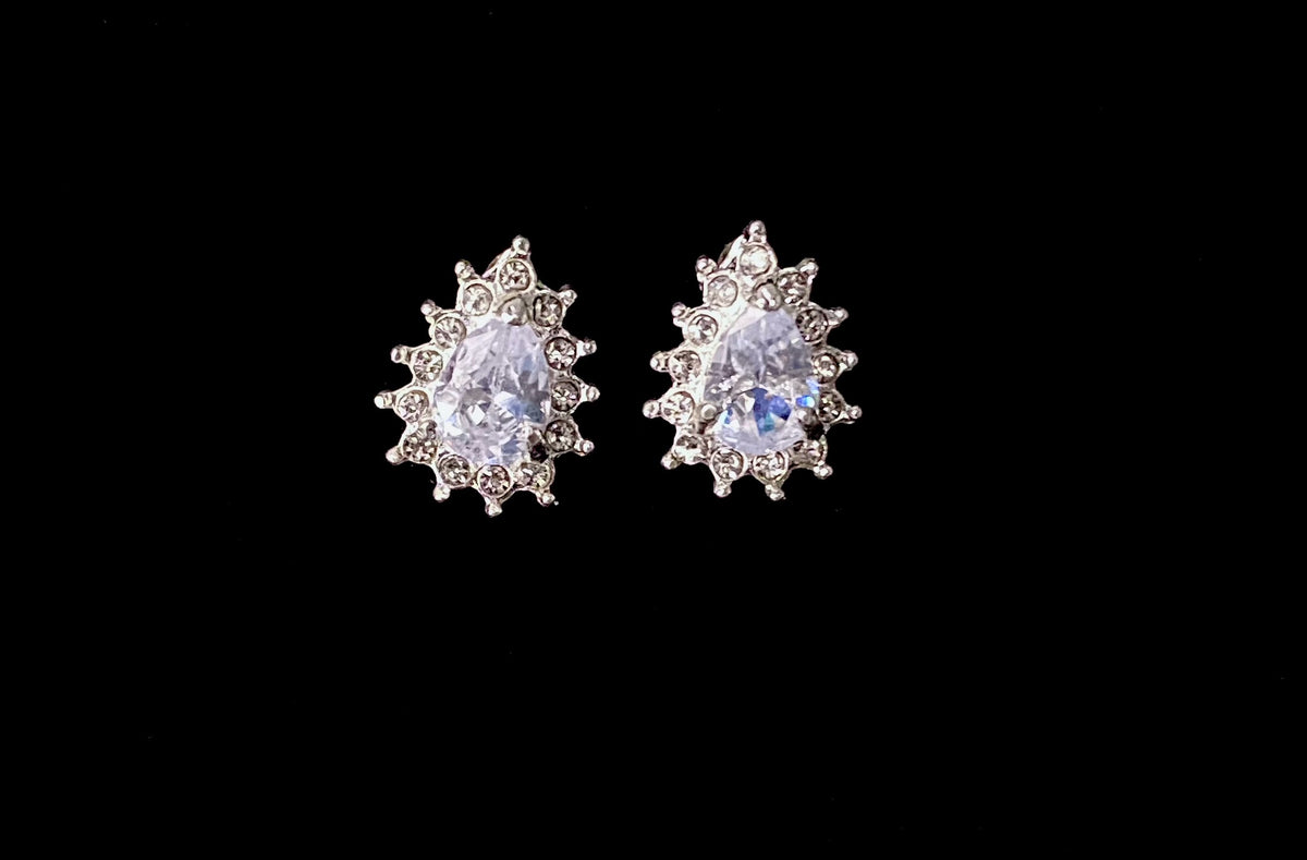 Teardrop Stud Earrings