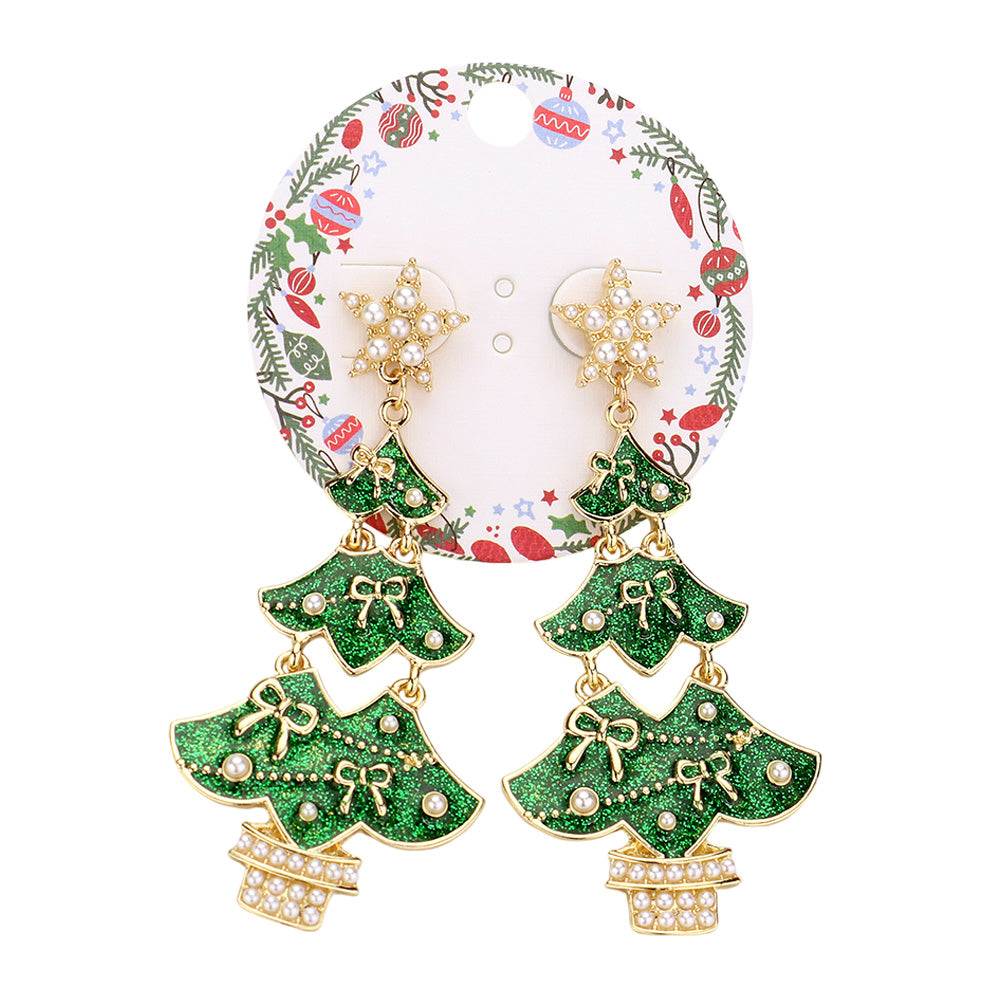 Christmas Tree Earrings