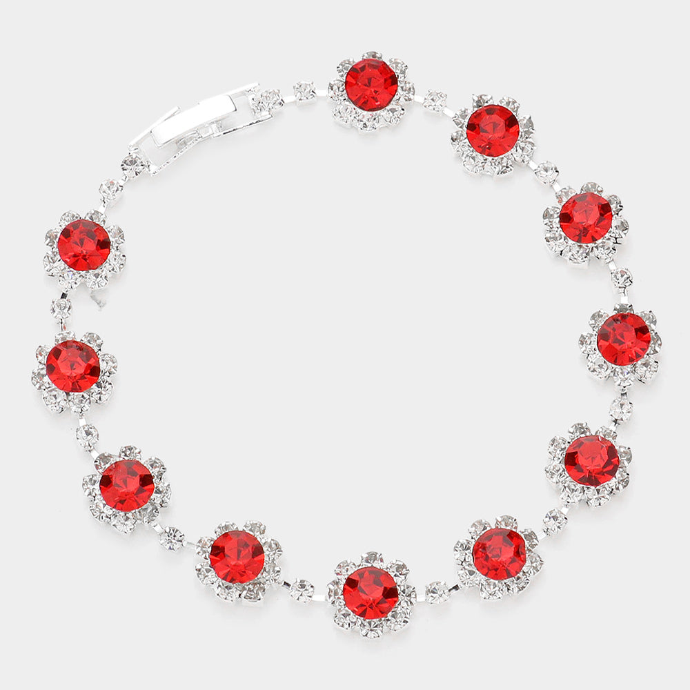 Rose Crystal Bracelet