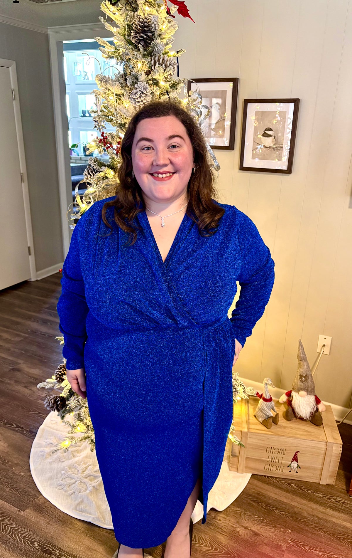 Sparkly Knee-Length Dress
