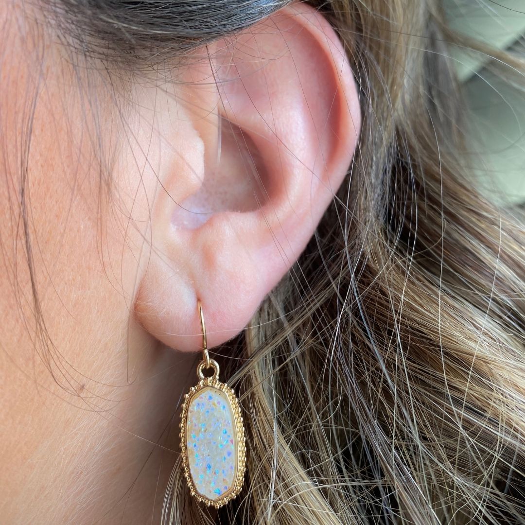 Stone Dangle Earrings