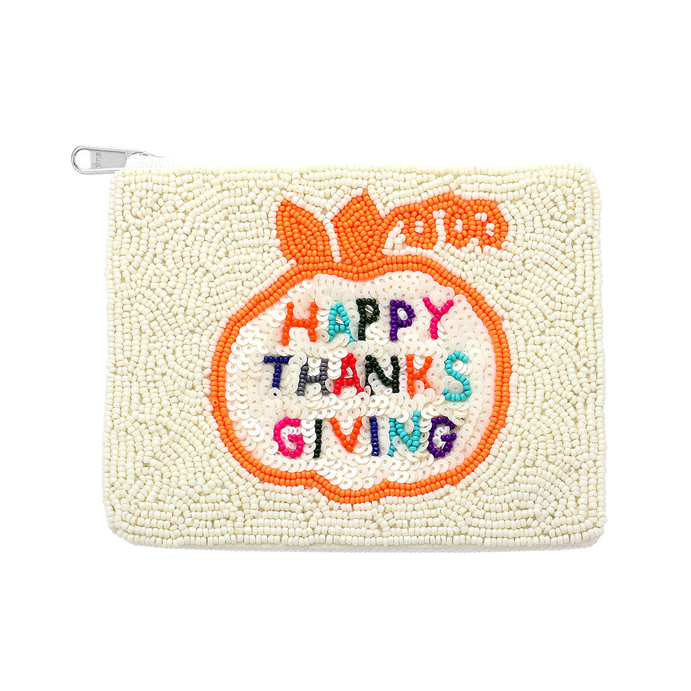 Thanksgiving Beaded Wallet