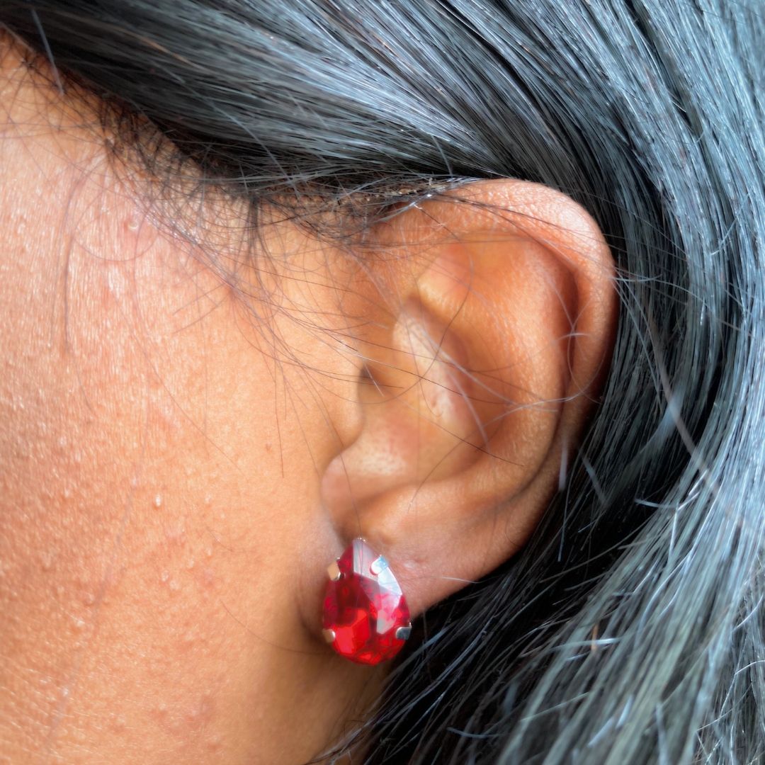 Jewel Teardrop Earrings
