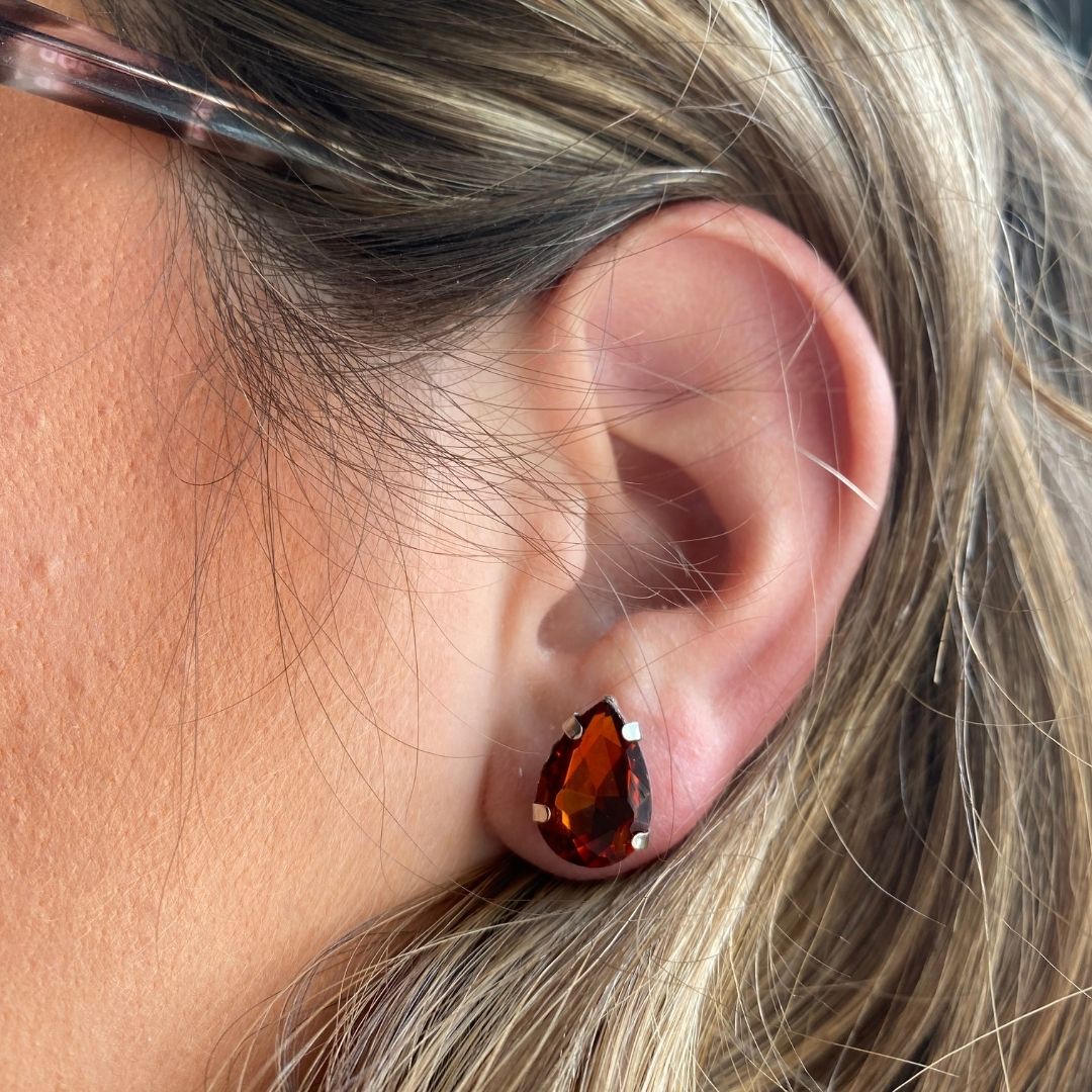Jewel Teardrop Earrings