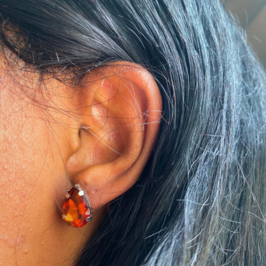 Jewel Teardrop Earrings