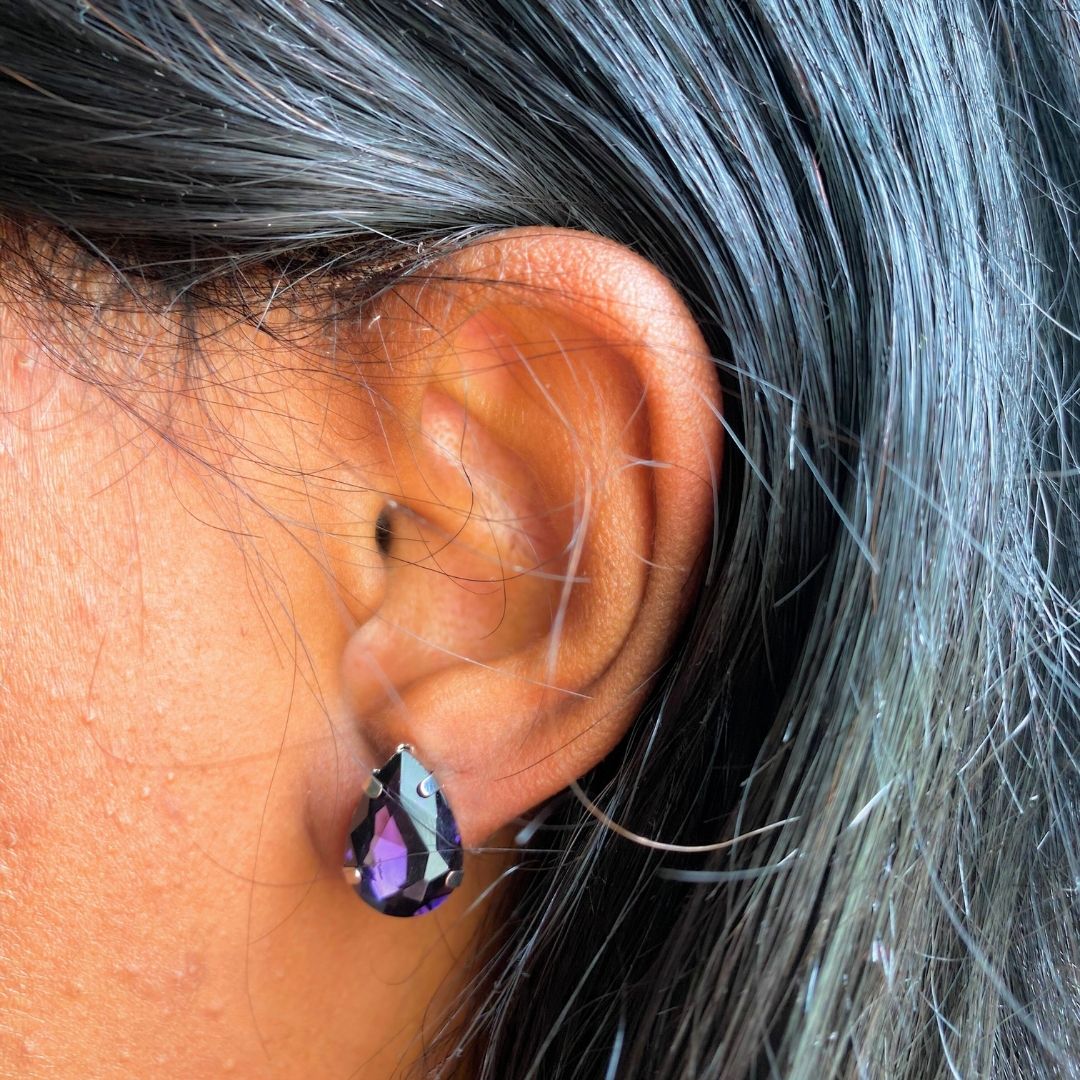 Jewel Teardrop Earrings