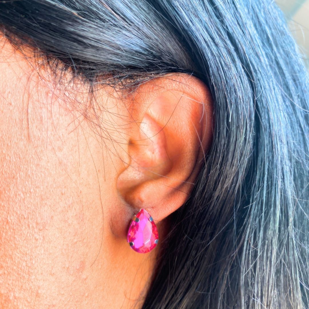 Jewel Teardrop Earrings
