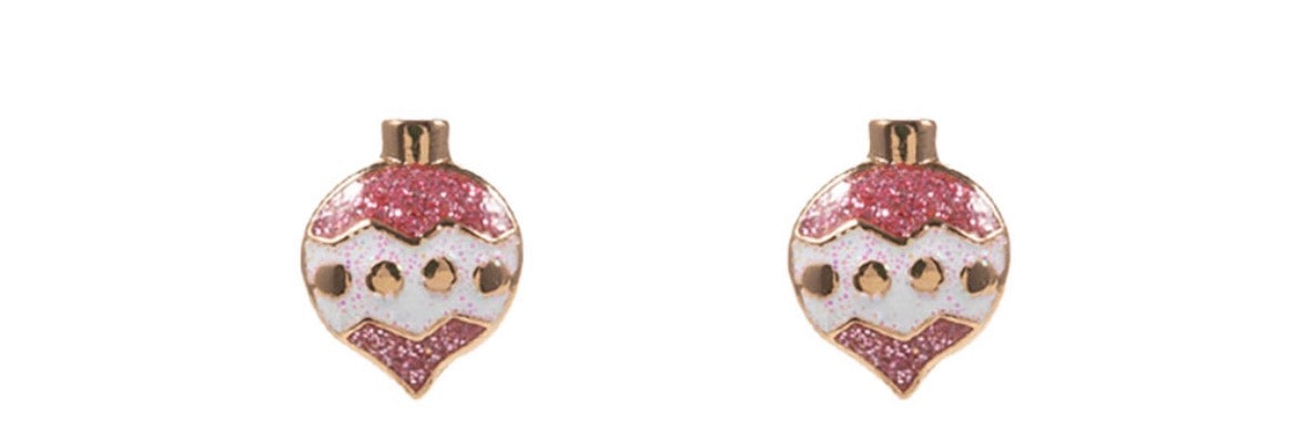 Christmas Ornament Stud Earrings