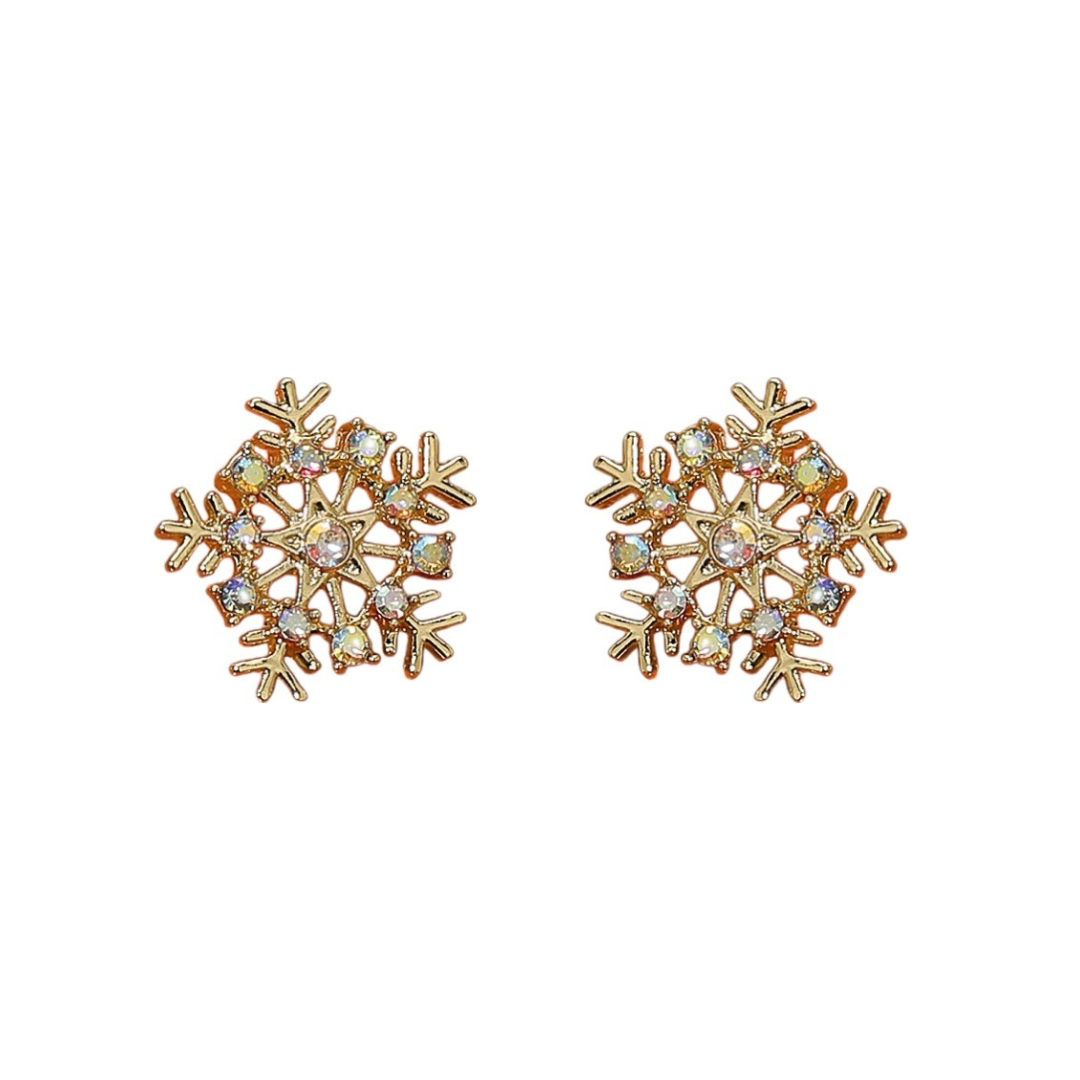 Snowflake Stud Earrings