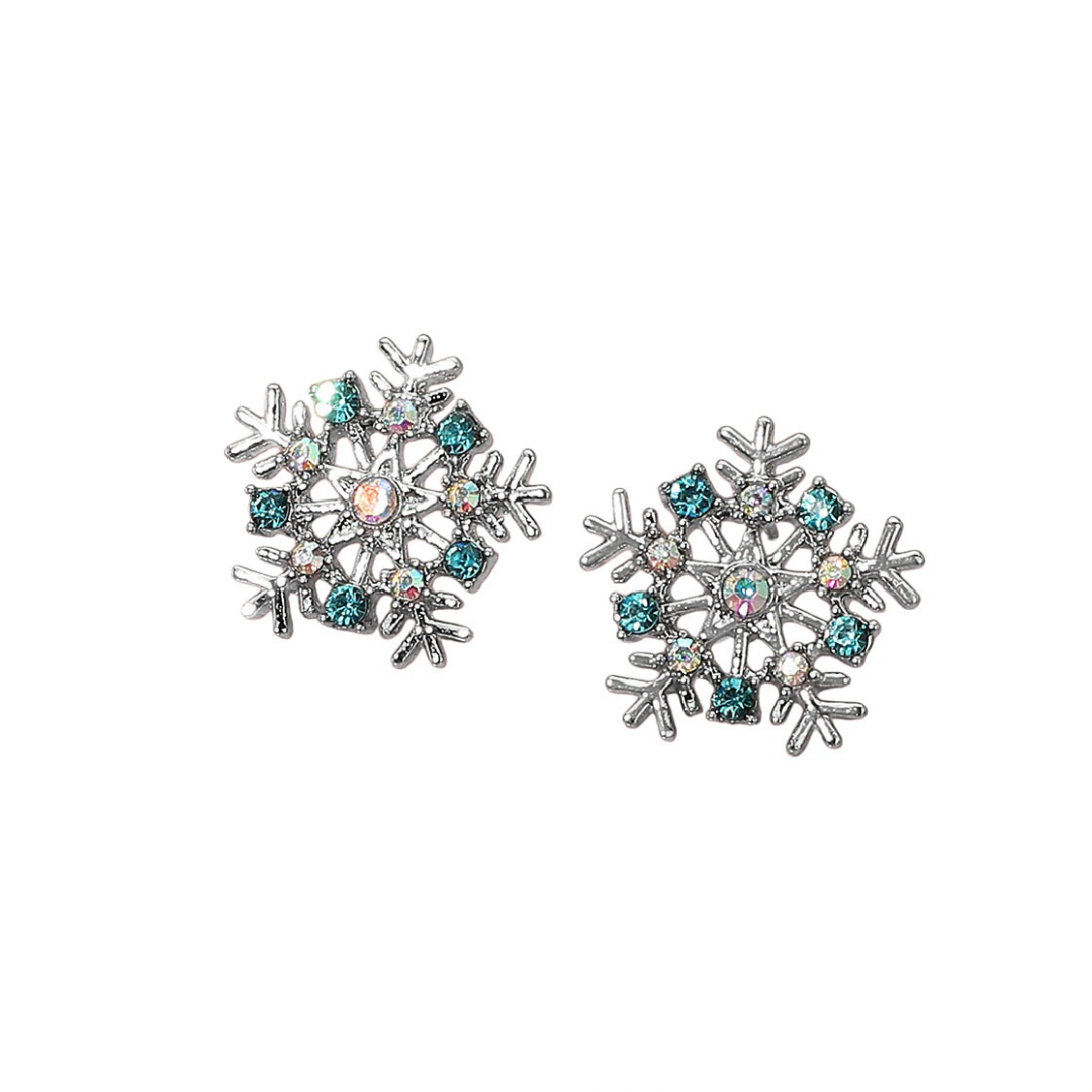 Snowflake Stud Earrings