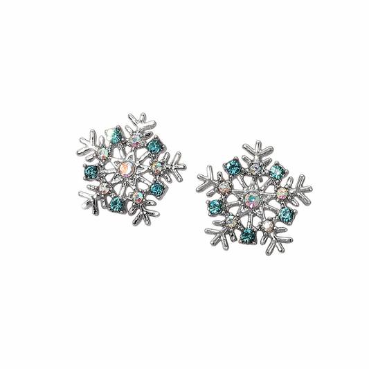 Snowflake Stud Earrings