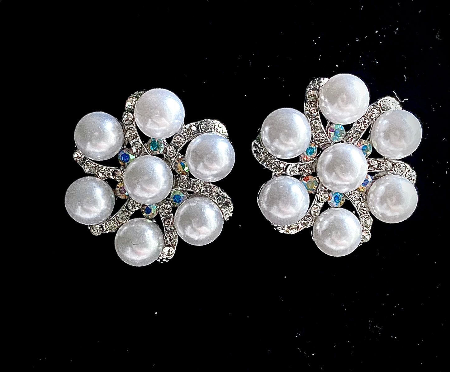 Pearl Floral Studs