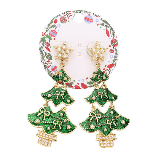 Christmas Tree Earrings