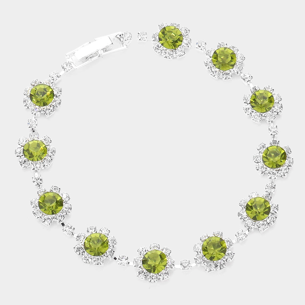 Rose Crystal Bracelet