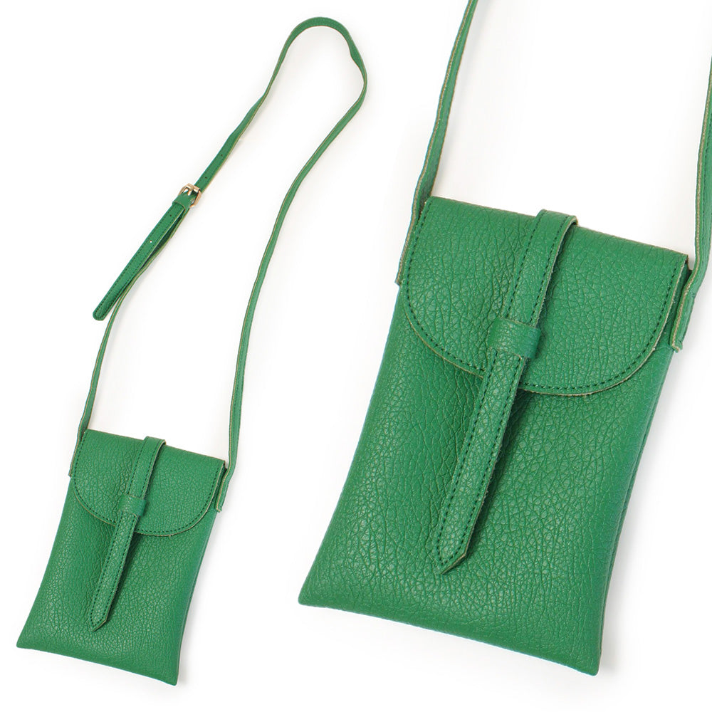 Faux Leather Crossbody Bag