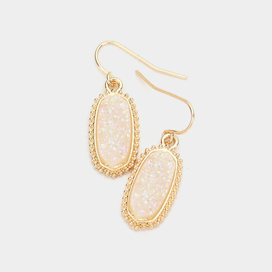 Stone Dangle Earrings