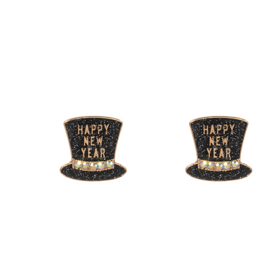 New Year Stud Earrings