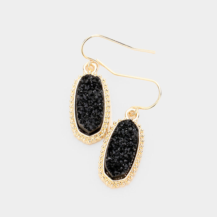 Stone Dangle Earrings