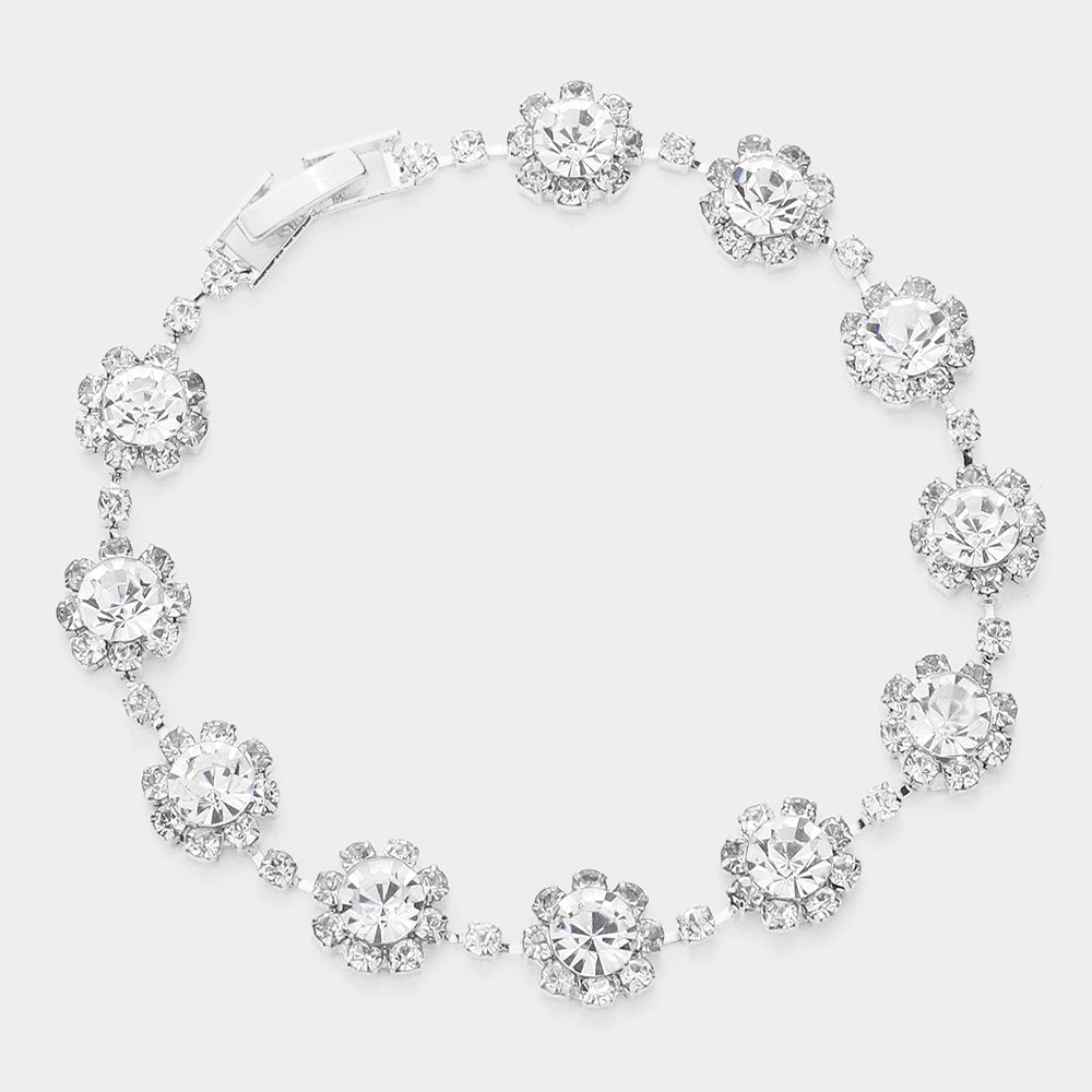 Rose Crystal Bracelet