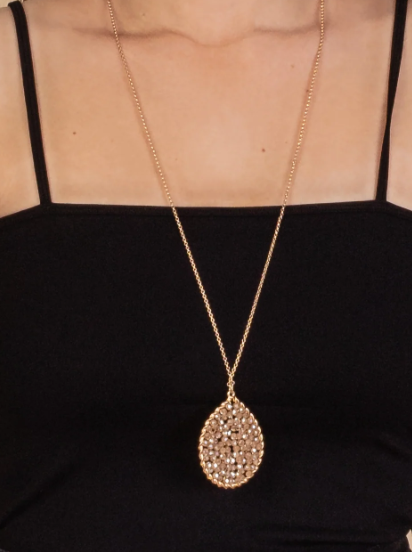 Gold Beaded Necklace